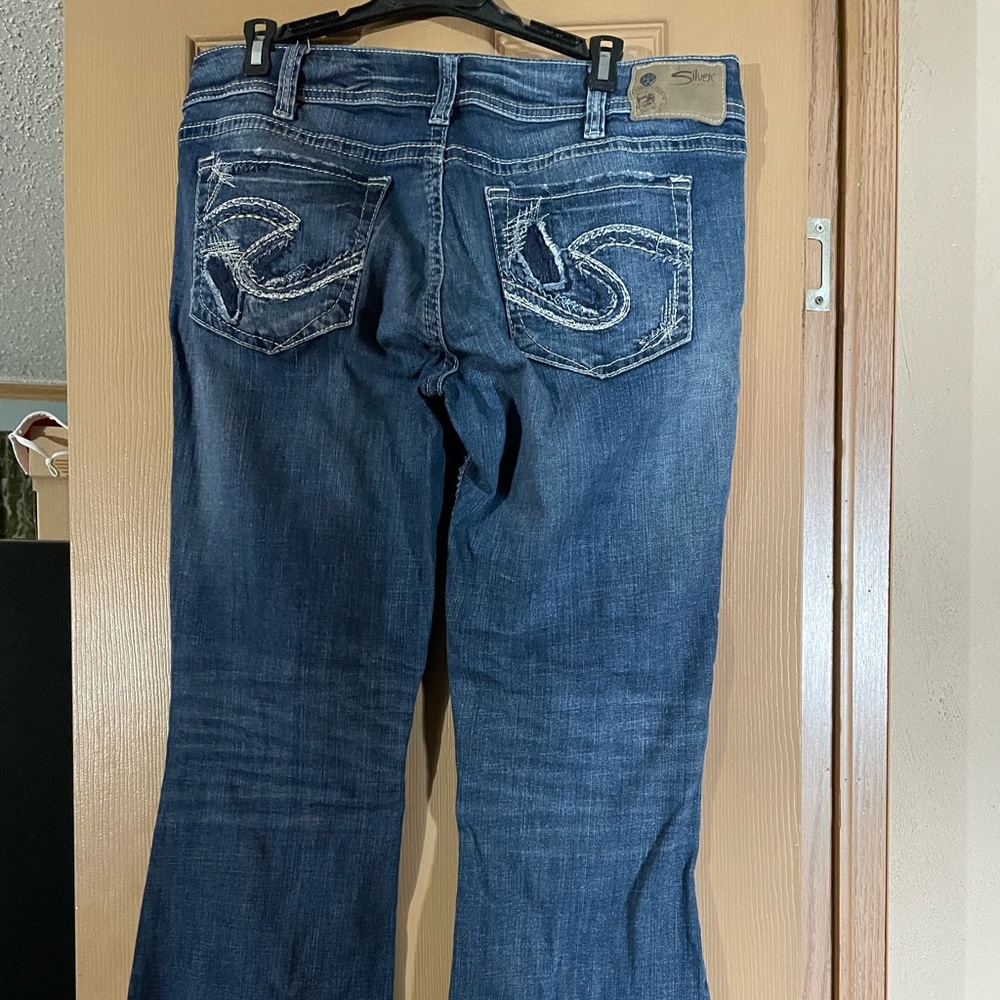 Silver Suki Jeans